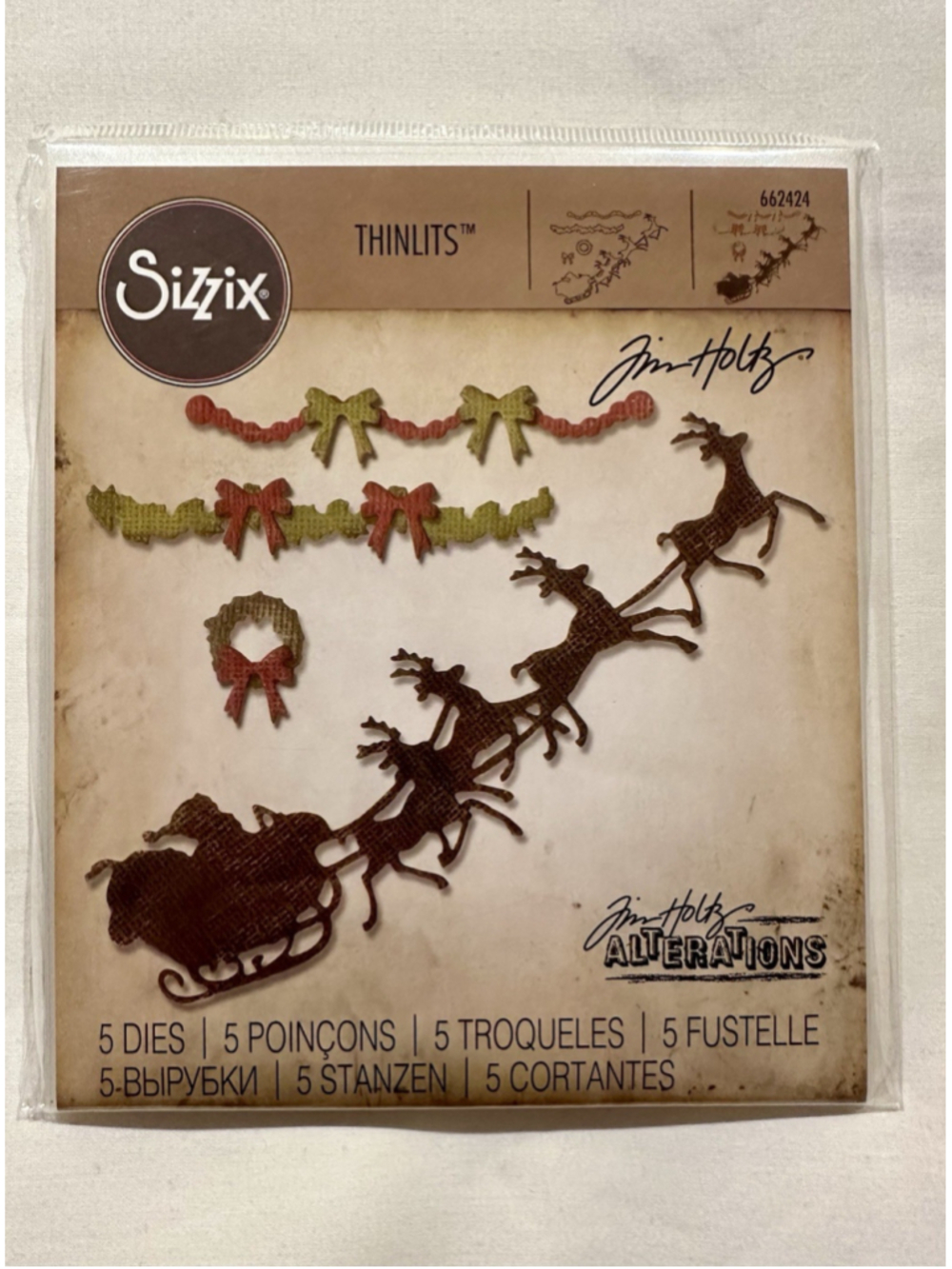 Sizzix Tim Holtz Village Christmastime 662424 (THSX-016)